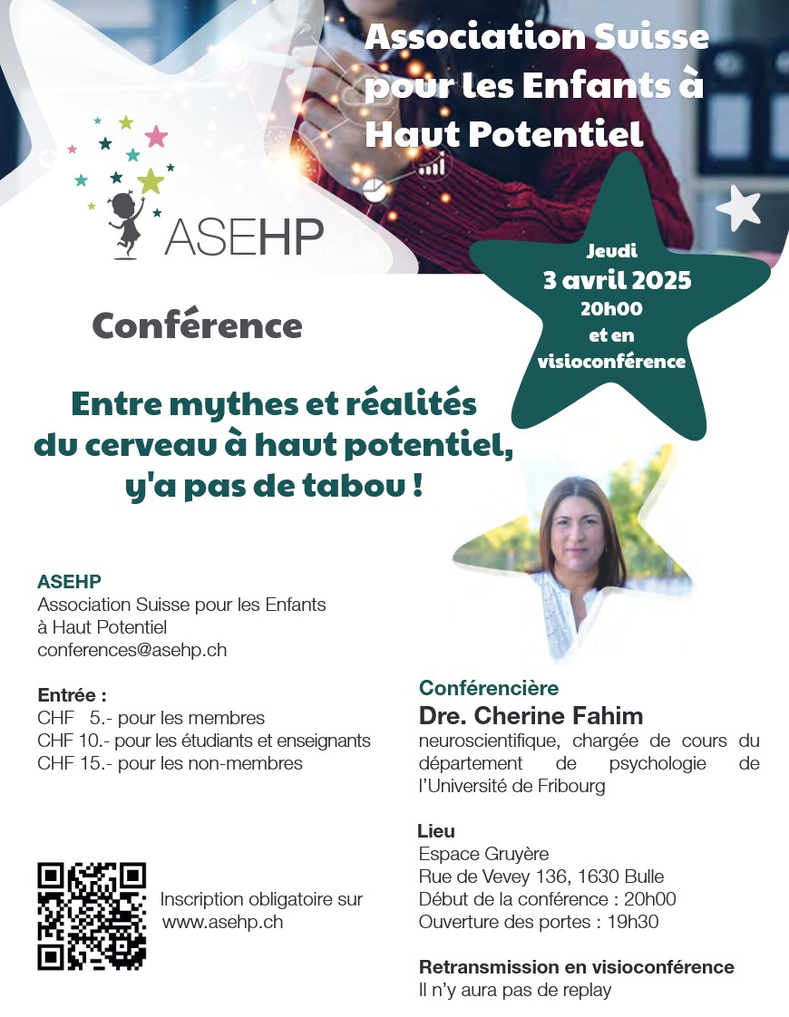 Flyer conférence du 3 avril 2025 à Bulle